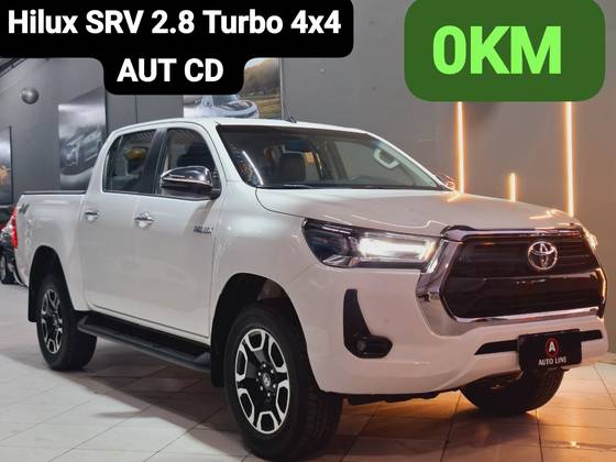 TOYOTA HILUX 2.8 D-4D TURBO DIESEL CD SRV 4X4 AUTOMÁTICO